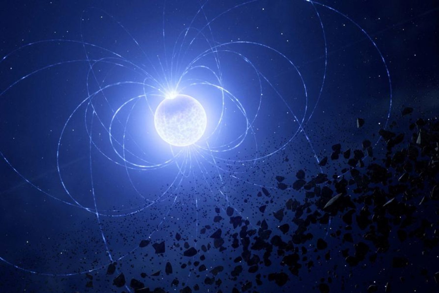 Los astrónomos han encontrado un sistema estelar extremadamente raro. Cuatro estrellas orbitan en una configuración tan compacta que tres caben dentro de la órbita de Mercurio