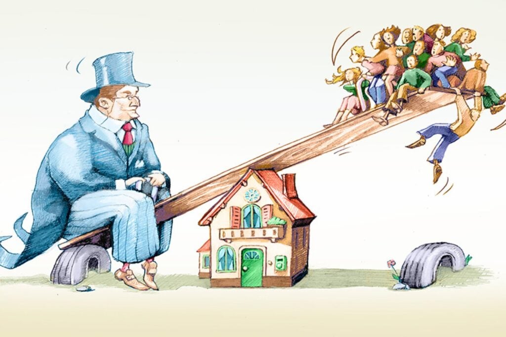 Cuando los números hablan, el discurso se cae. 56.000 personas poseen más riqueza que la mitad del planeta