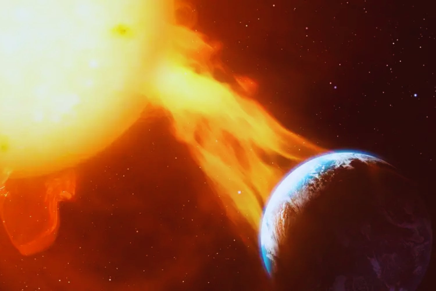 Una gigantesca tormenta solar alcanzó Marte y dejó una señal inesperada en su atmósfera. Dos sondas europeas captaron el mayor cambio registrado en la ionosfera del planeta