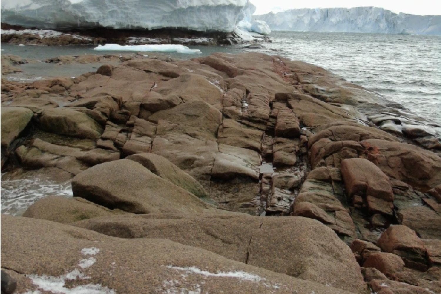 Una roca rosa apareció en una cima helada de la Antártida donde no tenía ningún sentido geológico. Ahora los científicos creen que delata la existencia de una gigantesca estructura enterrada bajo el hielo desde hace millones de años