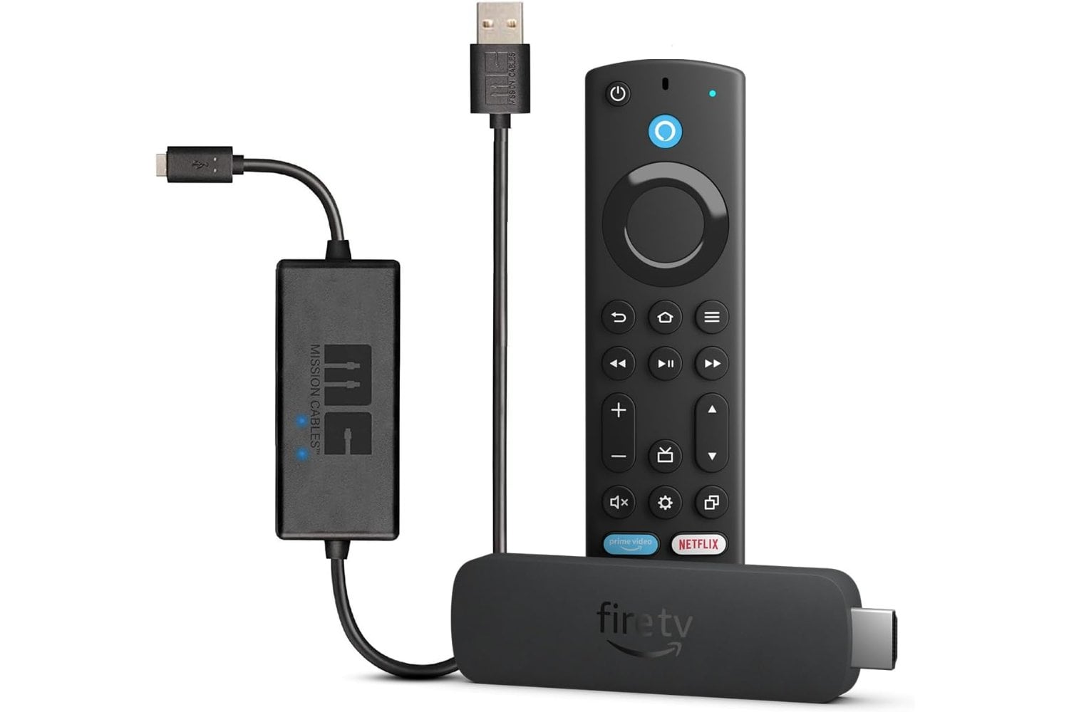Amazon Fire TV Stick HD+ Mission Cables - USB Power Cable for Amazon Fire TV