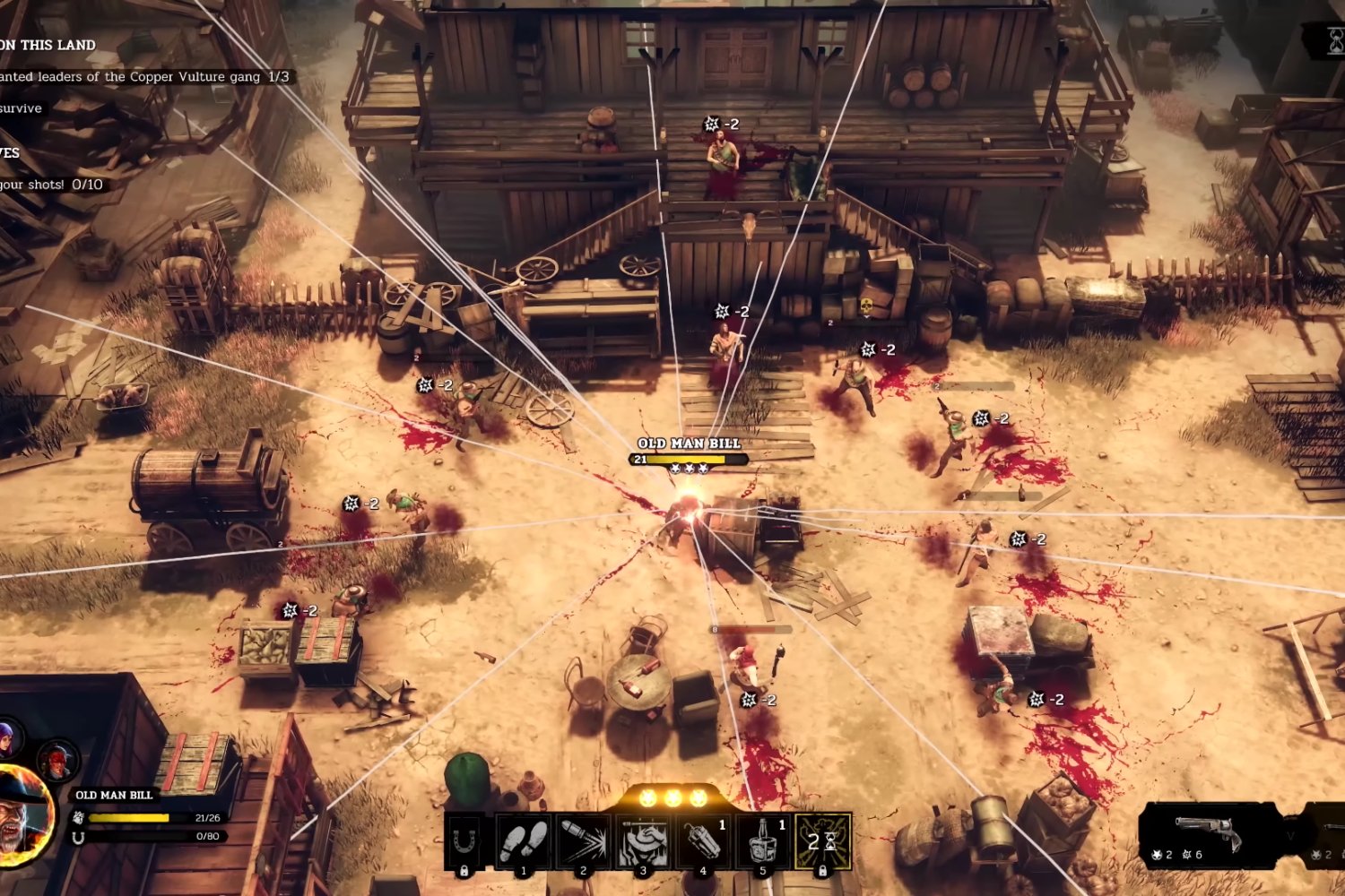 El oeste más oscuro regresa: Hard West 2 mezcla estrategia y rituales sobrenaturales
