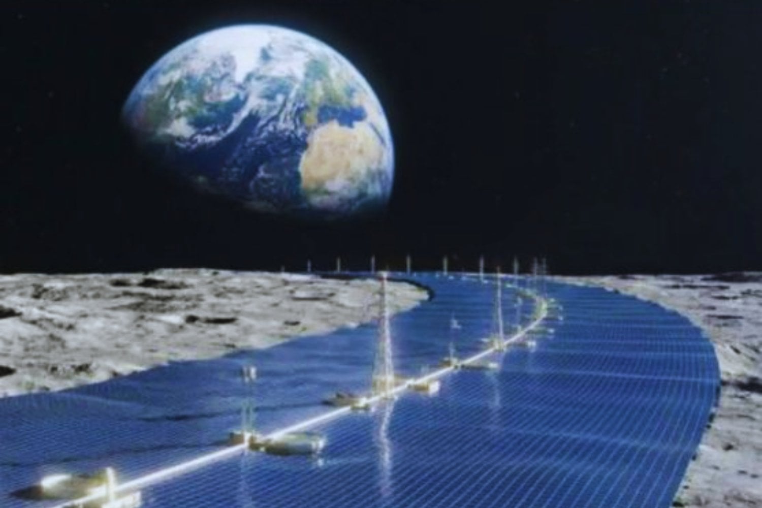 Quieren construir un anillo solar alrededor de la Luna para generar energía sin interrupciones. El proyecto plantea abastecer a toda la Tierra con electricidad renovable las 24 horas