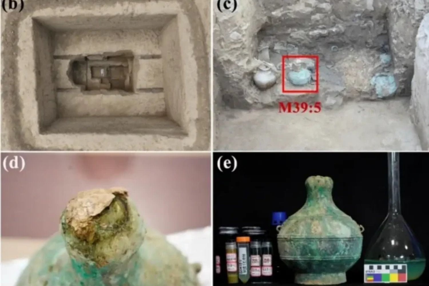 Arqueólogos abren una tumba de la dinastía Qin y encuentran una bebida alcohólica intacta tras 2.300 años. El análisis revela una tecnología mucho más avanzada de lo que se creía