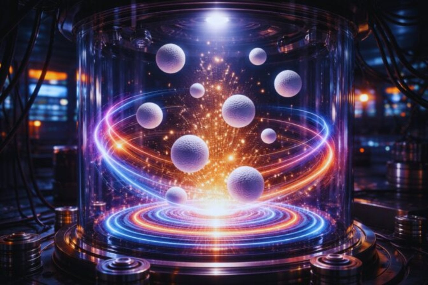 Un cristal que levita, oscila solo y rompe la acción-reacción. Este experimento visible pone en duda cómo entendemos una de las leyes de Newton