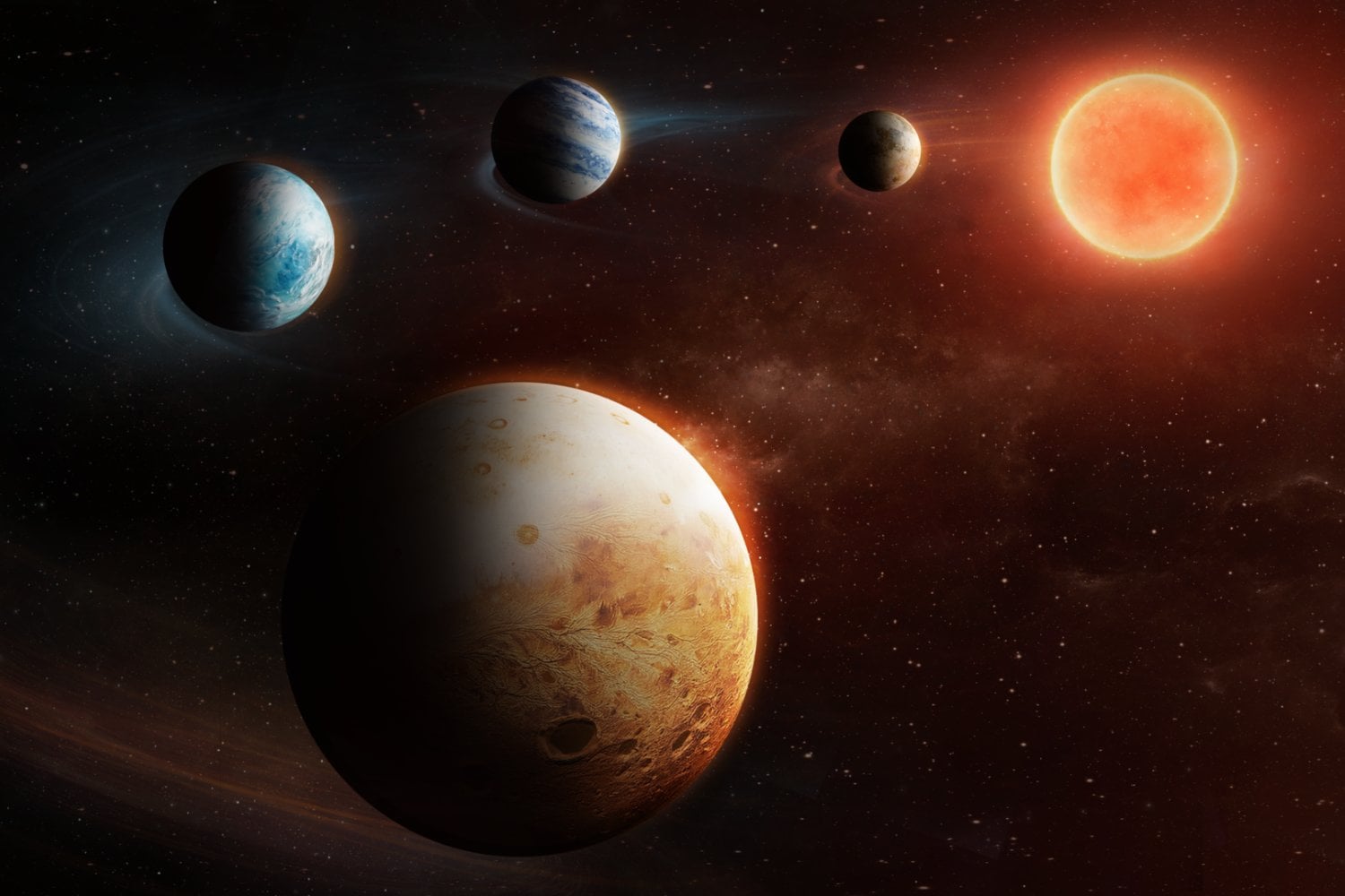 Descubren un sistema planetario que rompe una de las reglas más básicas de la astronomía. Sus planetas no siguen el orden esperado entre mundos rocosos y gaseosos y obligan a replantear cómo se forman los sistemas solares