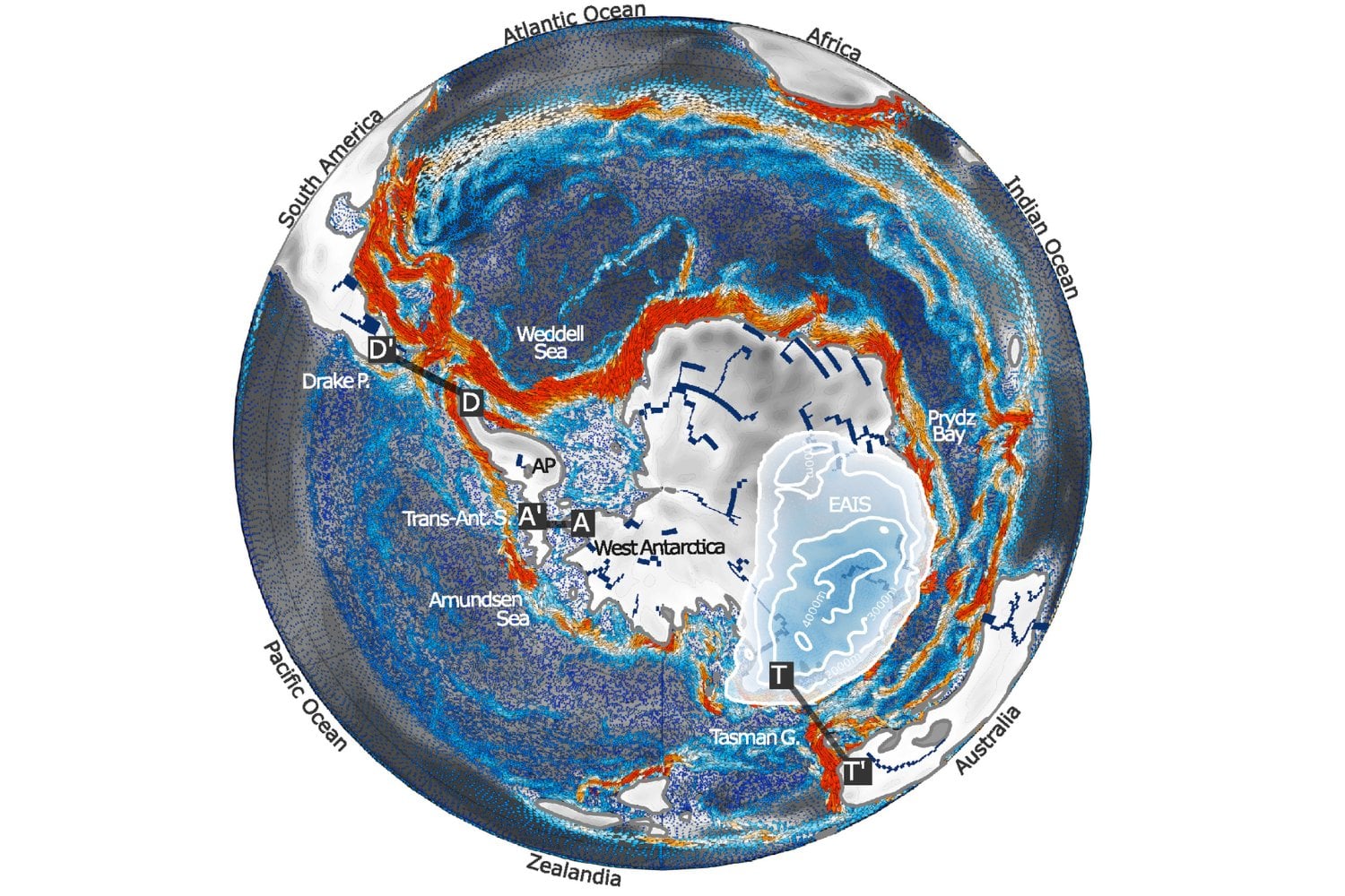 La Antártida no siempre fue el congelador del planeta que conocemos hoy. Un nuevo estudio revela cómo se activó la gigantesca corriente que la aisló del calor durante millones de años