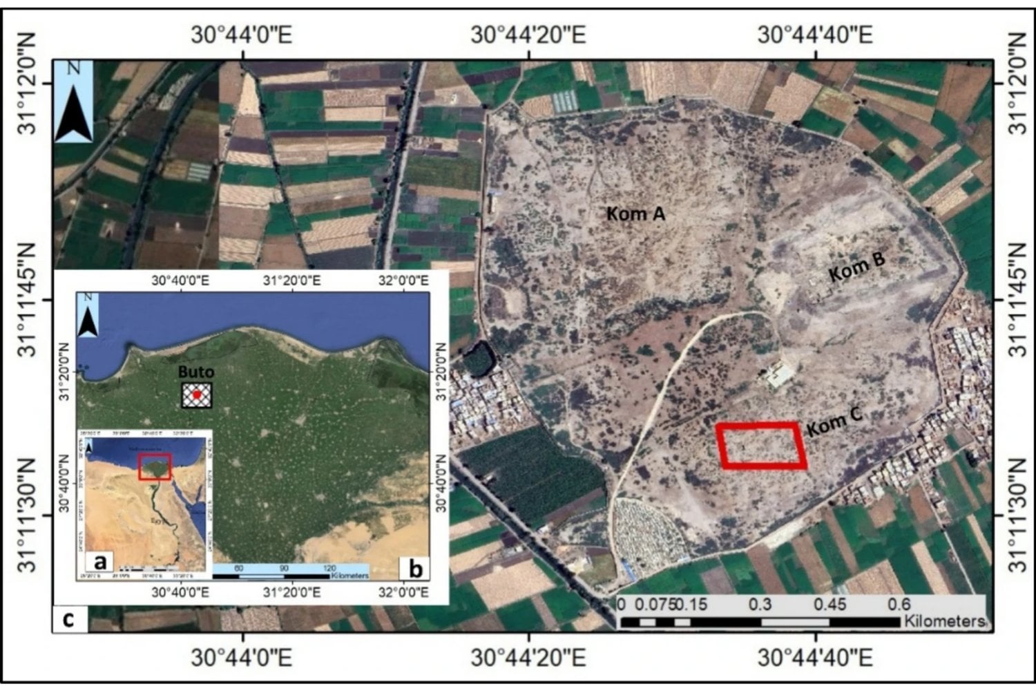 Un satélite europeo empezó a escanear el delta del Nilo en busca de anomalías. Lo que encontró bajo varios metros de sedimentos fue una estructura enterrada hace 2.600 años que nadie había visto antes