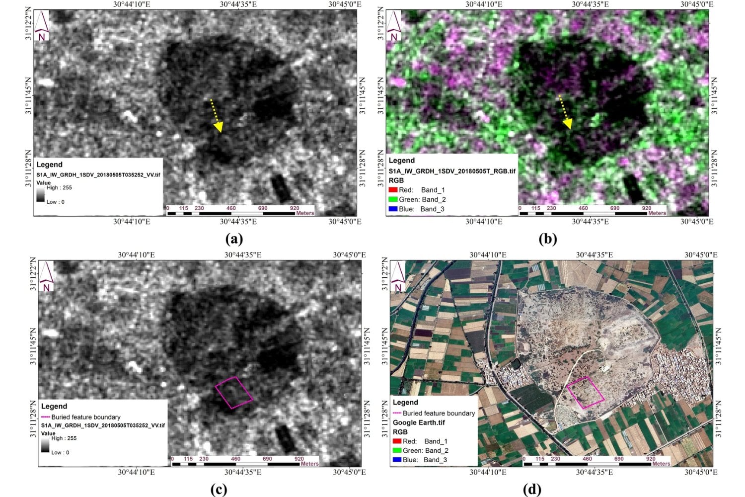 Un satélite europeo empezó a escanear el delta del Nilo en busca de anomalías. Lo que encontró bajo varios metros de sedimentos fue una estructura enterrada hace 2.600 años que nadie había visto antes