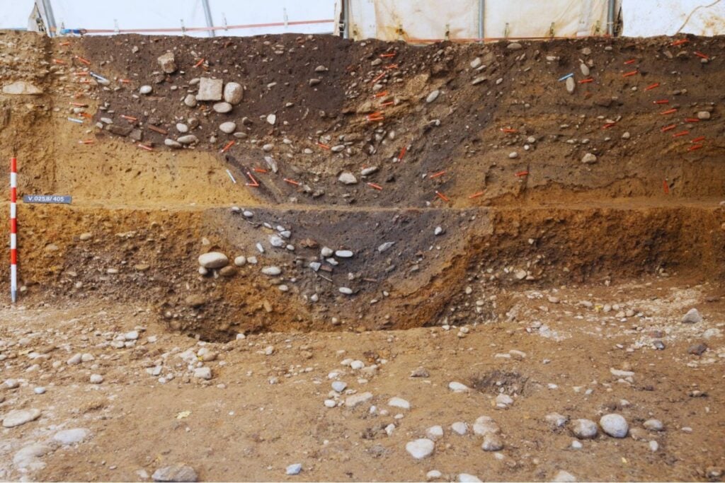 Descubren en Suiza la estructura del primer campamento militar romano de Vindonissa y un hallazgo casi imposible de conservar. Una hogaza de pan carbonizada sobrevivió dos mil años bajo tierra