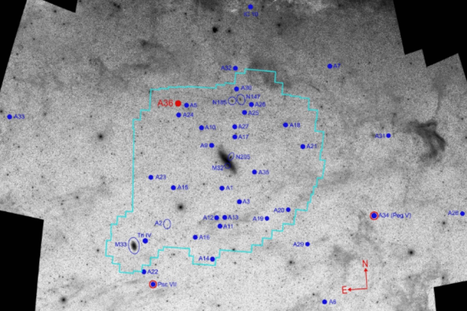 Un telescopio español apunta al halo de Andrómeda y encuentra un objeto tan tenue que obliga a replantear qué puede llamarse galaxia. Andrómeda XXXVI apenas deja ver unas decenas de estrellas, pero podría ser una de las satélites más débiles y compactas jamás detectadas alrededor de nuestra gran vecina cósmica