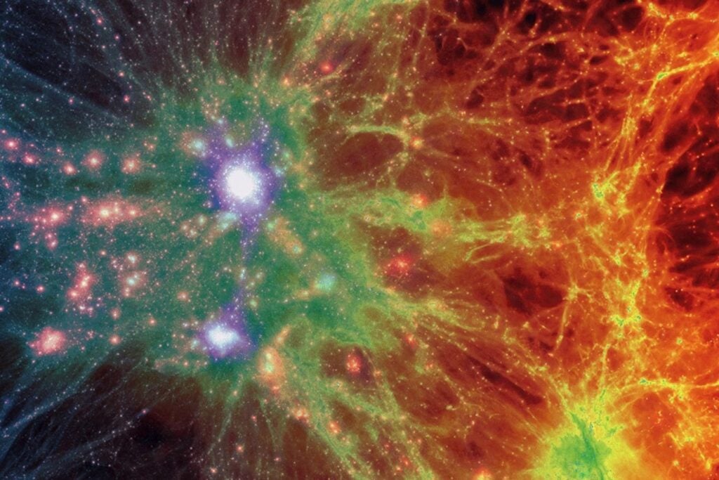 La materia oscura podría no pertenecer a este universo. Un estudio sugiere que estaría formada por agujeros negros que sobrevivieron a un cosmos anterior al Big Bang