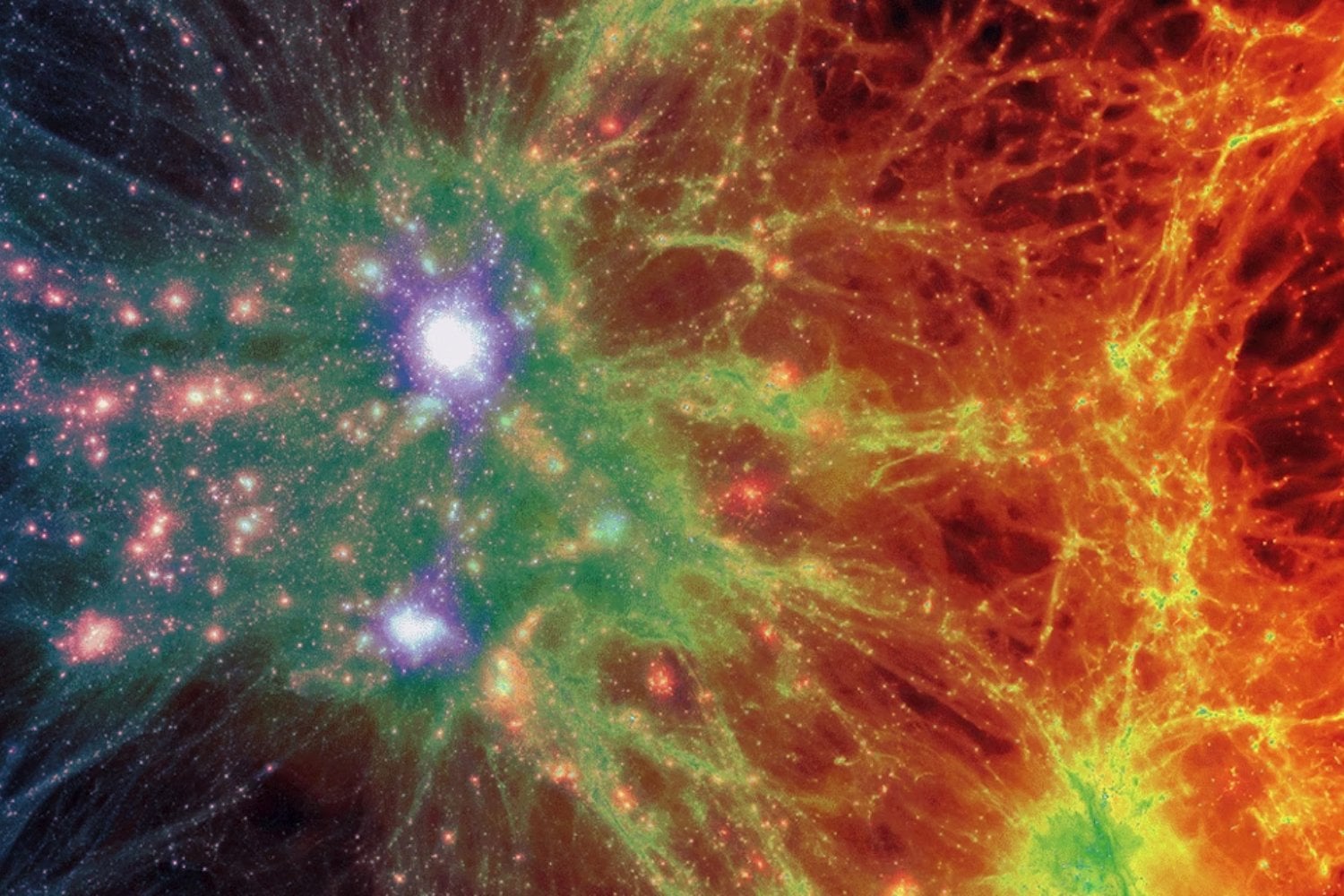 La materia oscura podría no pertenecer a este universo. Un estudio sugiere que estaría formada por agujeros negros que sobrevivieron a un cosmos anterior al Big Bang