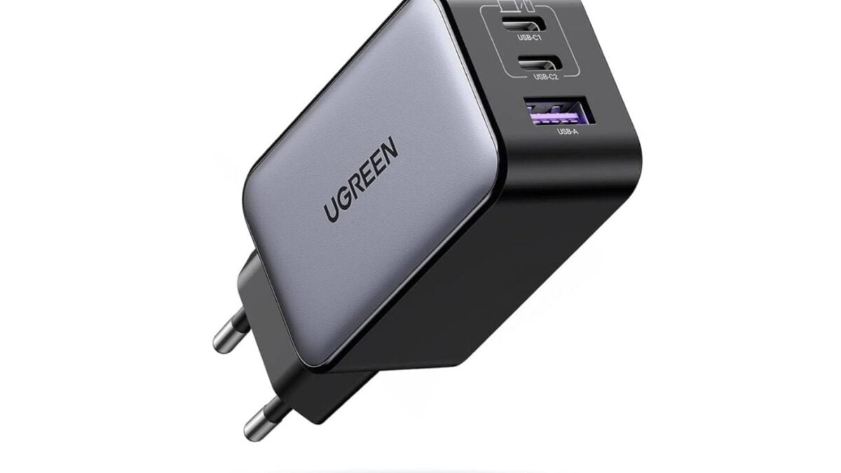UGREEN Nexode 65W USB-C Charger alcanza su nuevo precio mínimo histórico en Amazon, alimenta tu portátil y smartphone por menos