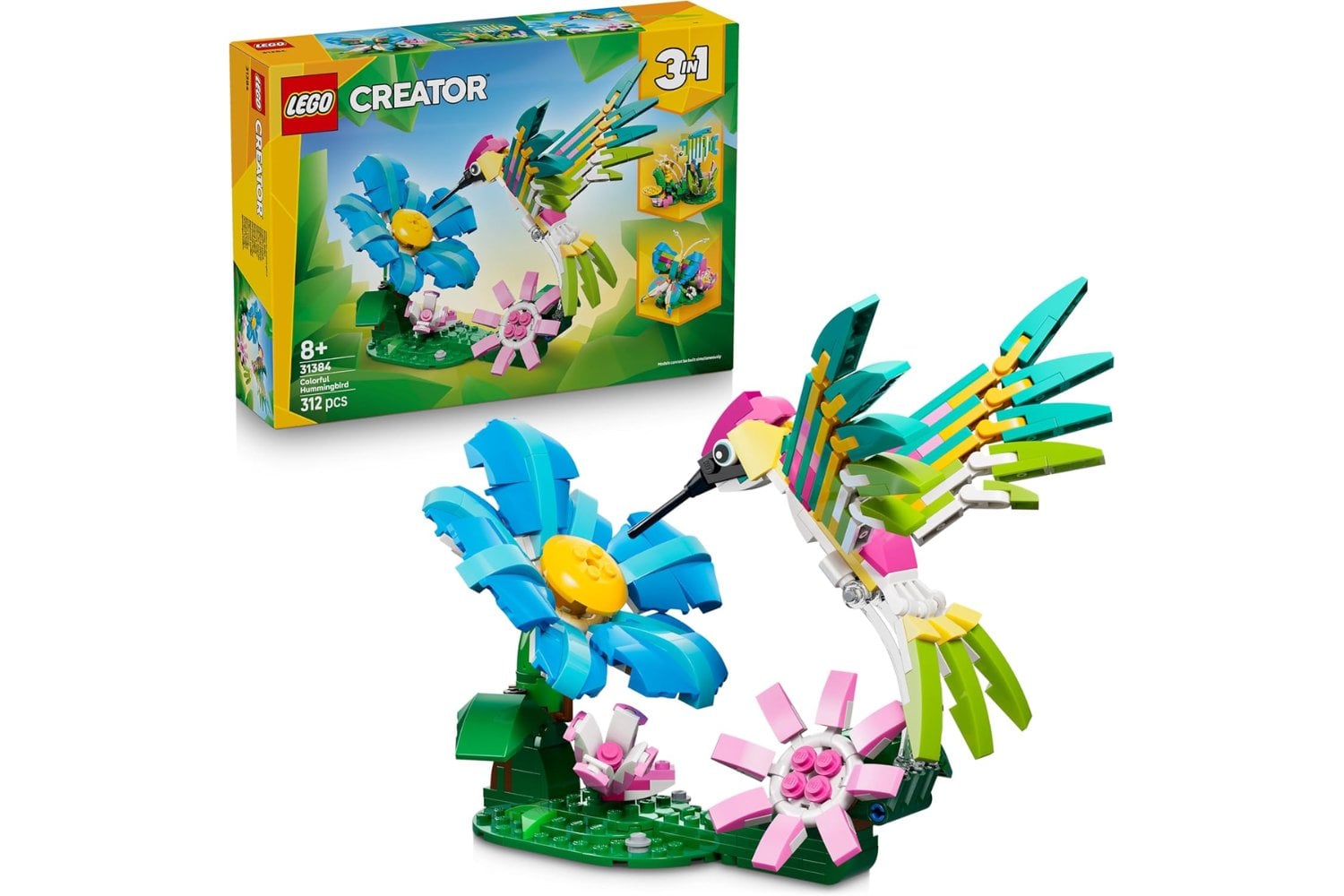 LEGO Creator 3-in-1 Wildlife: Colorful Hummingbird