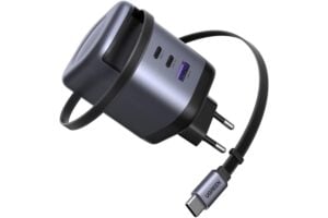 UGREEN Nexode GAN USB C Charger with Retractable Cable 100W