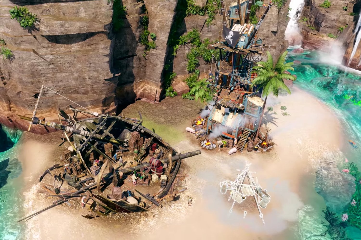 Este juego convierte la piratería en un reto estratégico donde construir es solo el principio