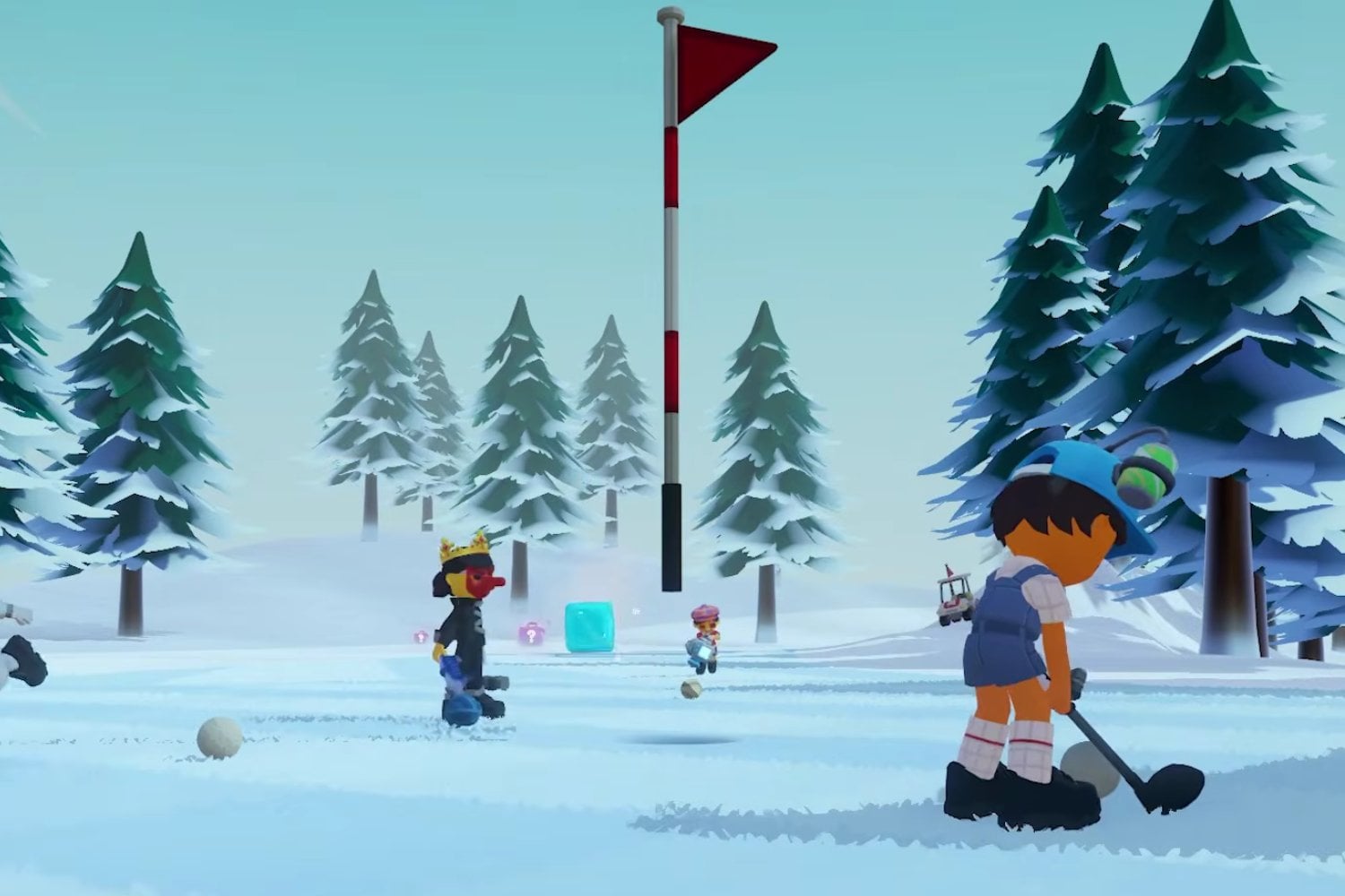 El golf se vuelve impredecible: nieve, viento y caos llegan a Super Battle Golf
