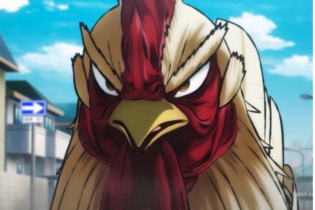 Un gallo contra demonios y nadie puede dejar de verlo: el anime más absurdo se vuelve adictivo