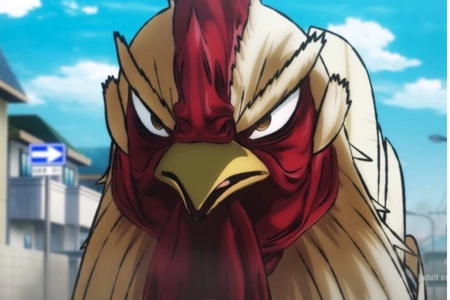 Un gallo contra demonios y nadie puede dejar de verlo: el anime más absurdo se vuelve adictivo