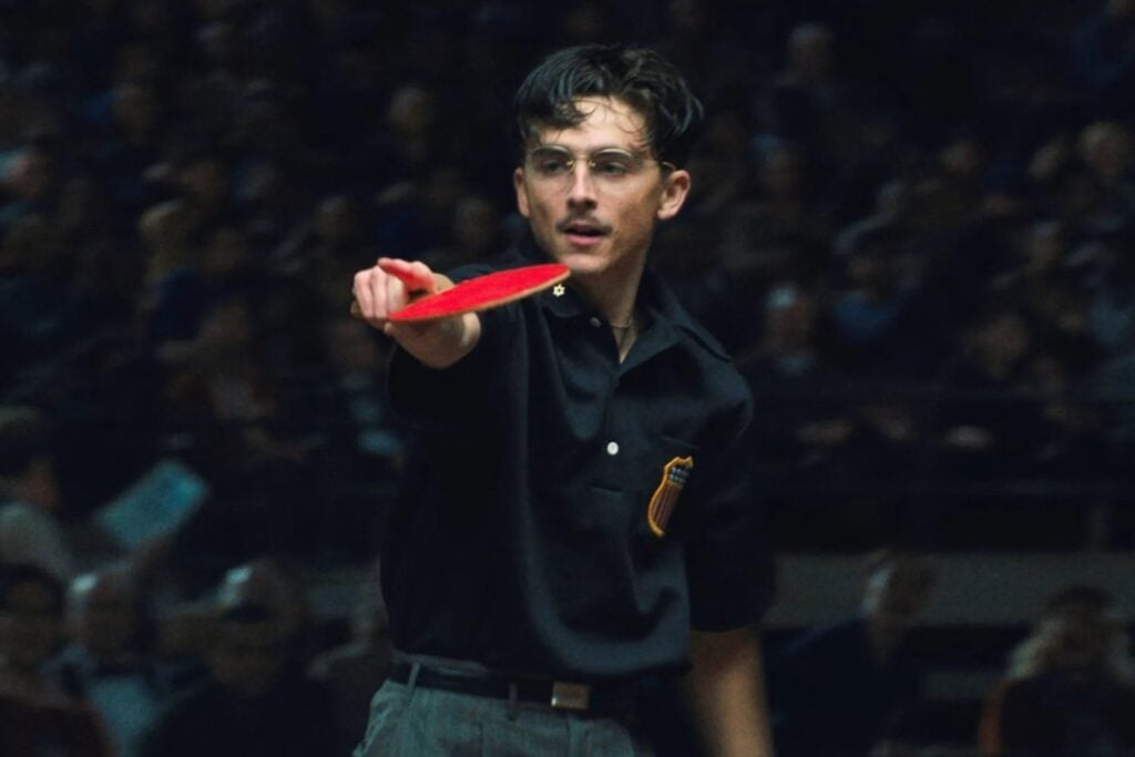Del ping-pong a la obsesión: la película de Chalamet que transforma un deporte menor en un drama incómodo