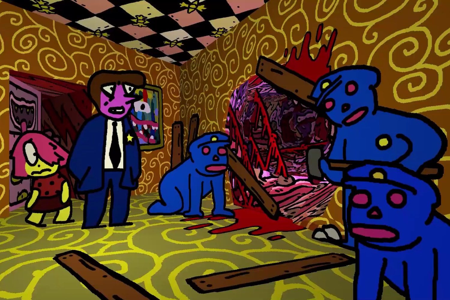 El juego de terror que mezcla humor negro y situaciones absurdas llega a consolas con una propuesta difícil de encasillar