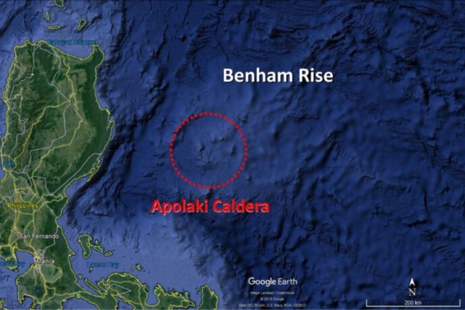 Los científicos pensaban que ya conocían las estructuras volcánicas más extremas de la Tierra. Entonces apareció una cicatriz submarina gigantesca oculta bajo el Pacífico filipino