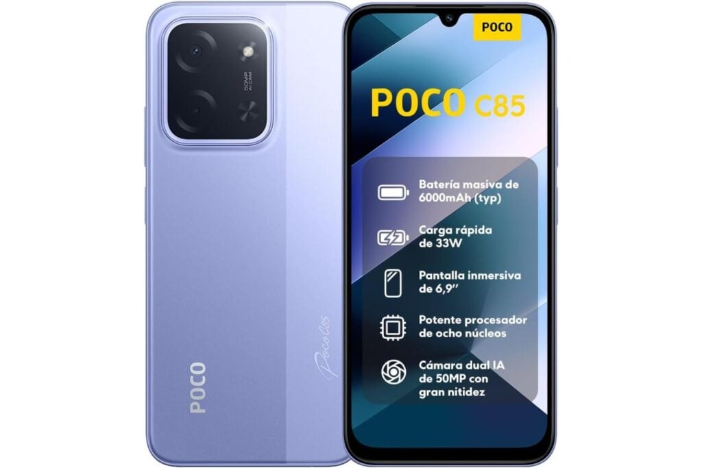 XIAOMI POCO C85 - Smartphone de 8+256GB