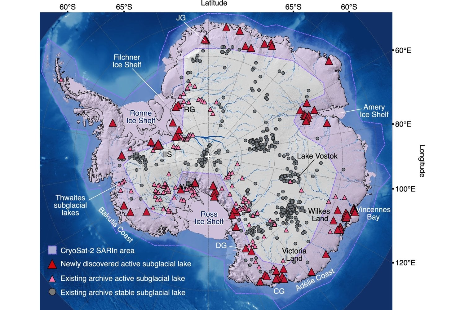 La ESA acaba de descubrir 85 estructuras ocultas y activas bajo kilómetros de hielo en la Antártida. El hallazgo revela que el continente es mucho más dinámico de lo que imaginábamos