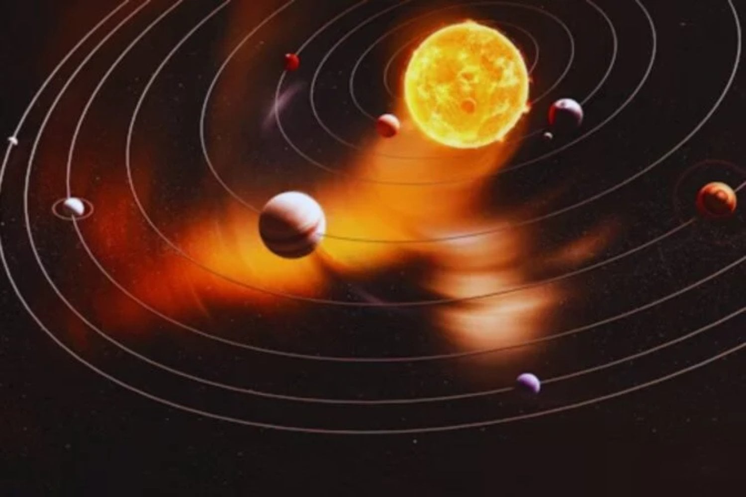 Nos enseñaron que los planetas giran alrededor del Sol como si fuera el centro fijo del Sistema Solar. La realidad es más incómoda: en algunos casos, ni siquiera el Sol ocupa ese centro y todo el sistema se mueve alrededor de un punto distinto