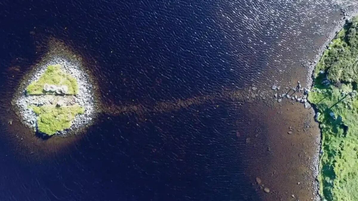 Arqueólogos excavaron una pequeña isla artificial en un lago de Escocia y encontraron algo fascinante. Bajo las piedras apareció una gigantesca estructura de madera construida hace más de 5.000 años, siglos antes que Stonehenge