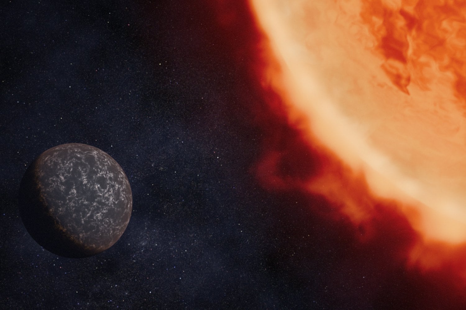 El telescopio James Webb ha observado un planeta rocoso a 50 años luz y el resultado es extremo. Un mundo sin atmósfera, abrasado a más de 700 grados y con una geología completamente distinta a la de la Tierra