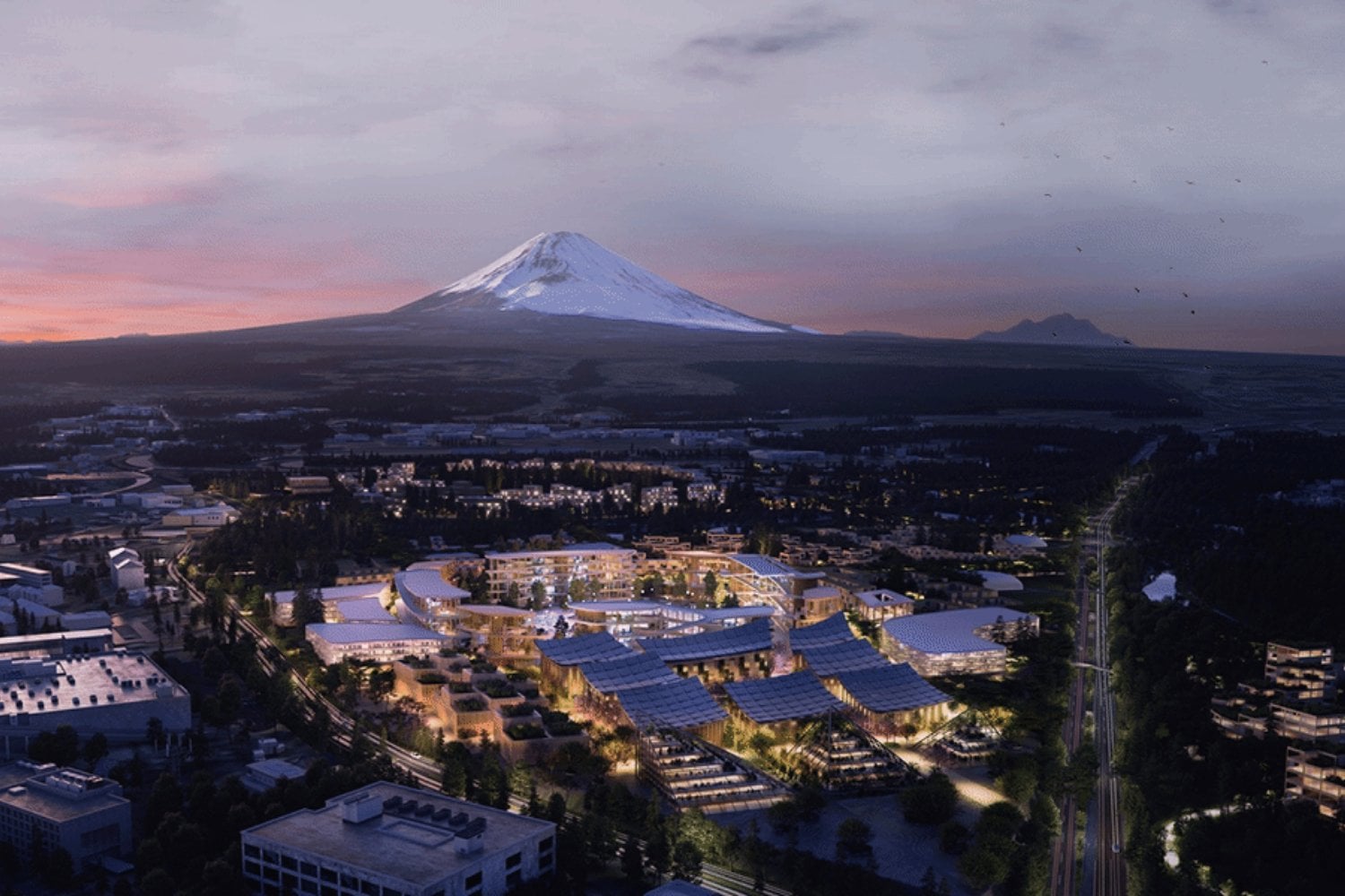 Toyota ya tiene funcionando su ciudad futurista al pie del Monte Fuji. Woven City está llena de inteligencia artificial, sensores y cámaras capaces de seguir a las personas en tiempo real mientras la compañía prueba cómo podrían ser las ciudades del futuro