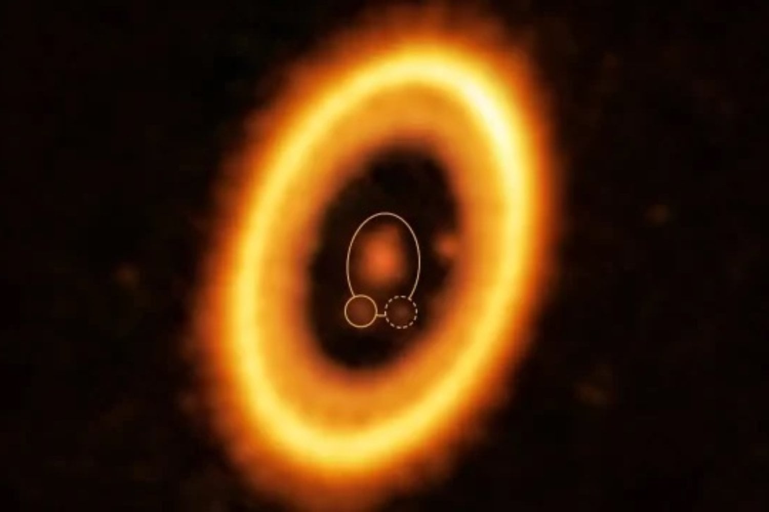 Una estrella comenzó a comportarse de forma extraña y los astrónomos creen haber visto algo nunca observado directamente: la posible colisión de dos planetas gigantes en otro sistema solar