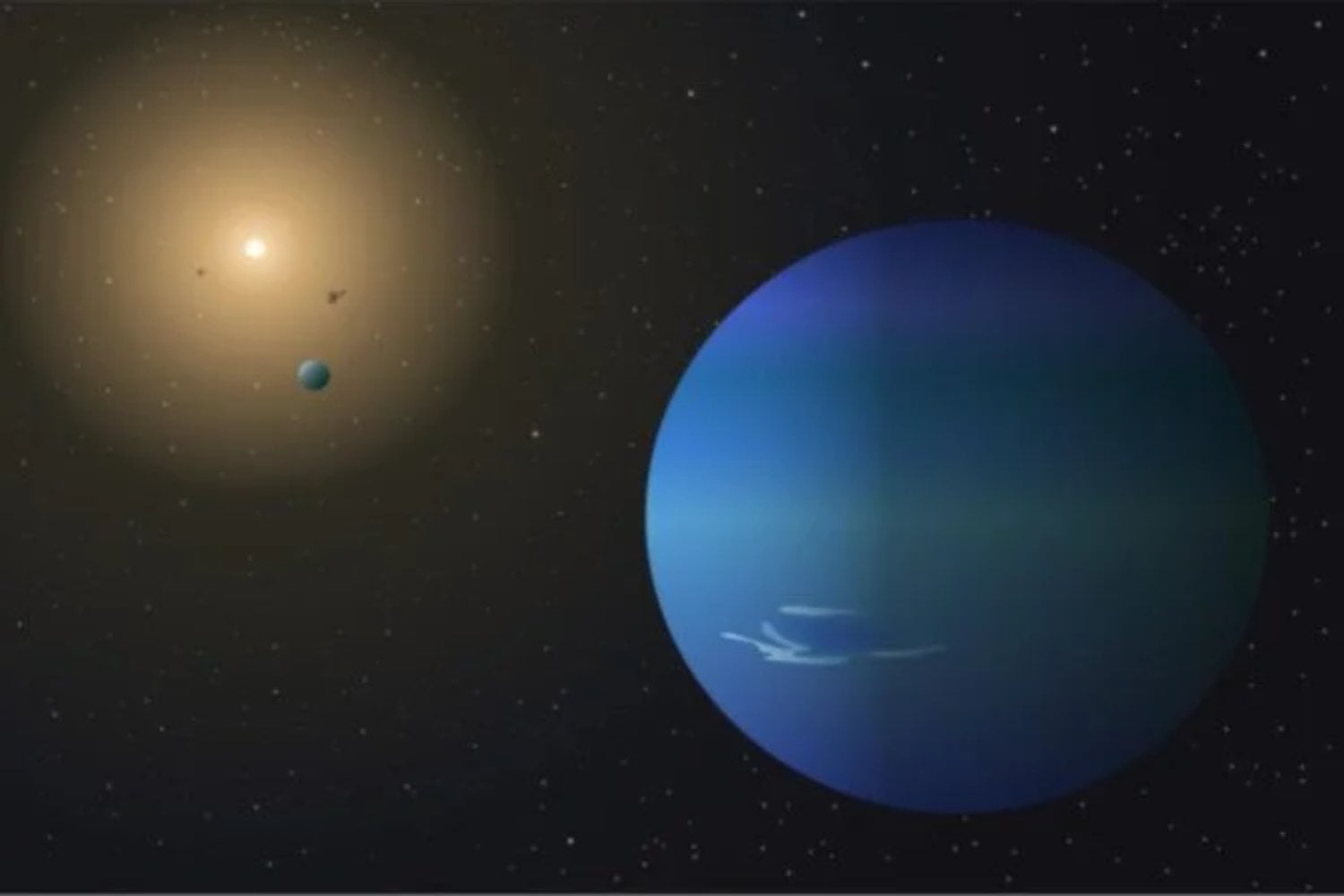 Los astrónomos creen haber encontrado las pruebas estadísticas más sólidas hasta ahora de que un enorme objeto oculto y todavía invisible permanece escondido en los confines del Sistema Solar más allá de la órbita de Neptuno