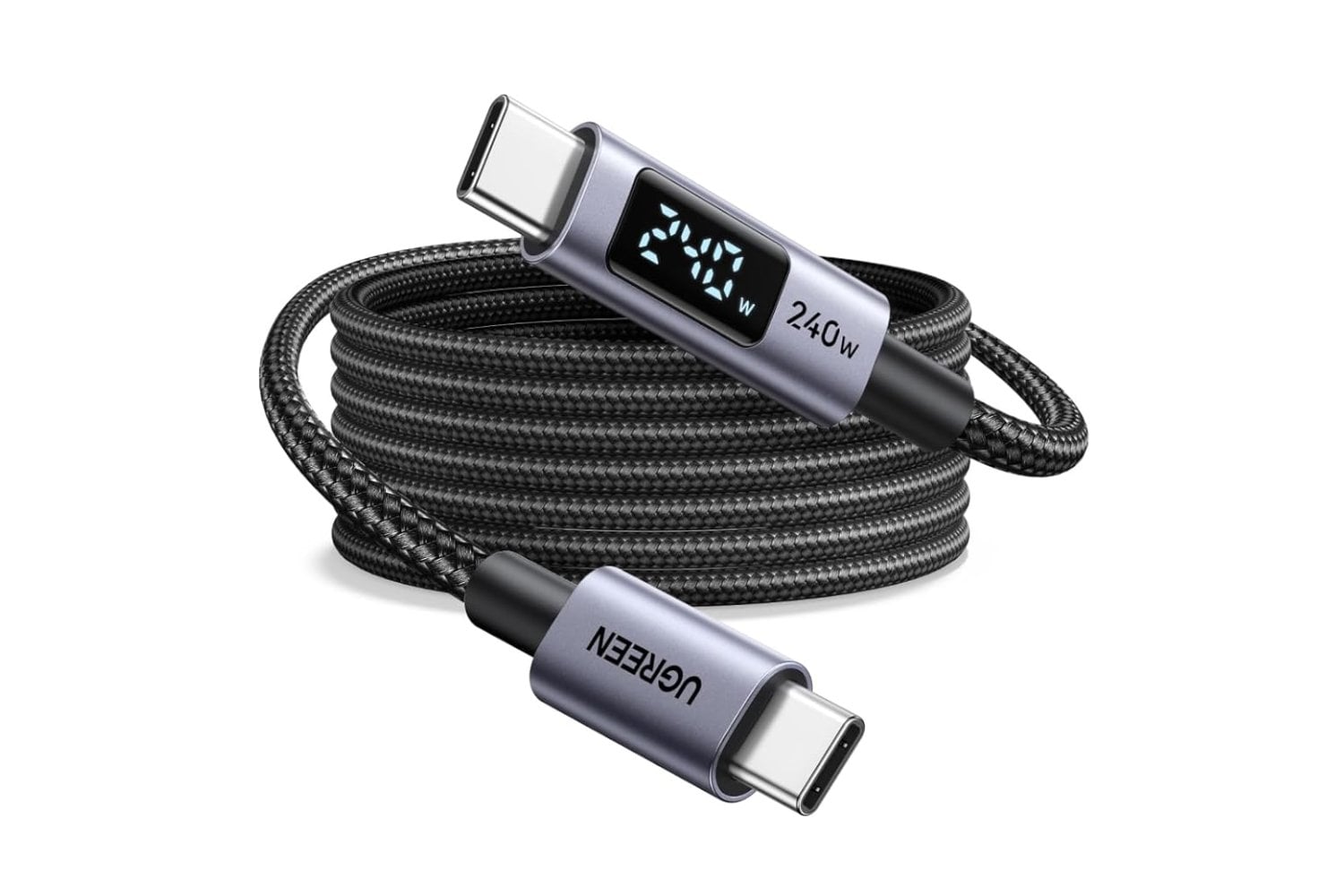 UGREEN USB C Cable PD3.1 240W, Type C Fast Charging with LED Display