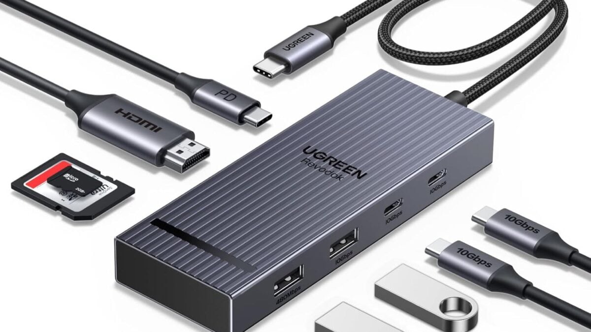 El hub USB-C de UGREEN registra múltiples rebajas hasta alcanzar un precio récord en Amazon, ahora como una asequible estación de acoplamiento 8 en 1