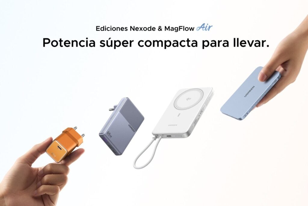 La obsesión por hacer cargadores cada vez más pequeños ya tiene nuevo límite. UGREEN quiere meter 65W de potencia en dispositivos que casi desaparecen en la mochila
