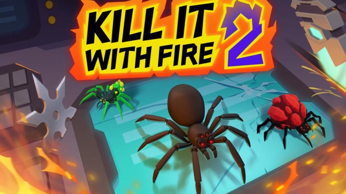Matar arañas nunca fue tan absurdo: el caos de KILL IT WITH FIRE! 2 se vuelve portátil