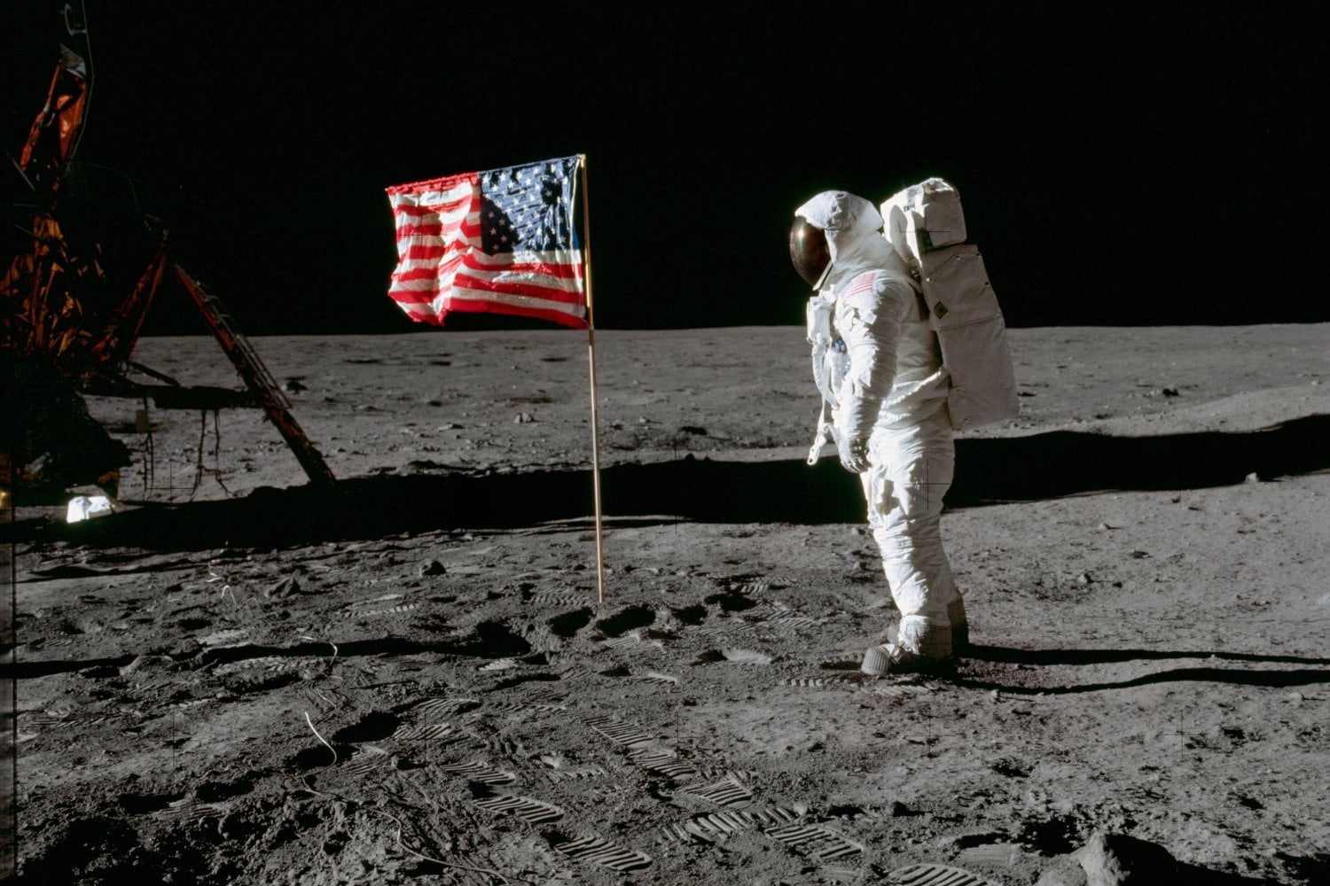 Bandera En La Luna