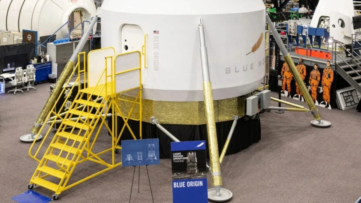 ¡Oye, SpaceX!… La NASA ya está trabajando con el prototipo del alunizador de Blue Origin
