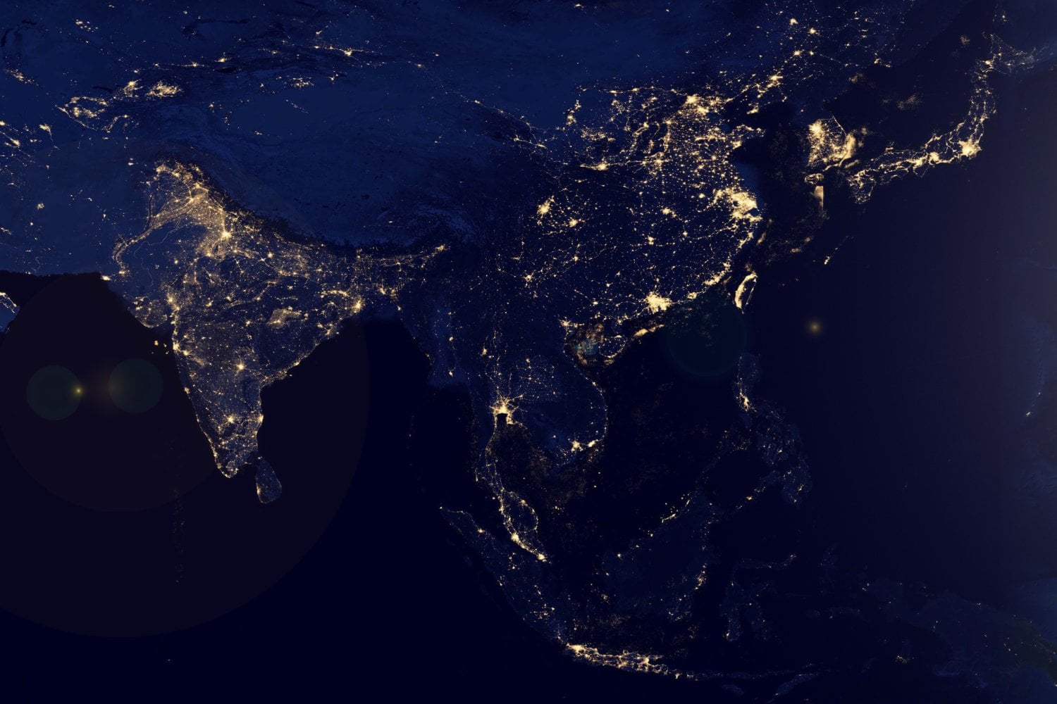 Mapa Satelital Nocturno