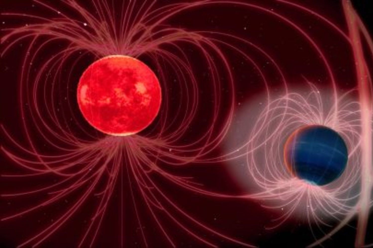Un exoplaneta parecido a Neptuno acaba de dejar una huella magnética en su propia estrella. El hallazgo liderado por científicos españoles ofrece la evidencia más sólida hasta ahora de un “escudo” fuera del sistema solar