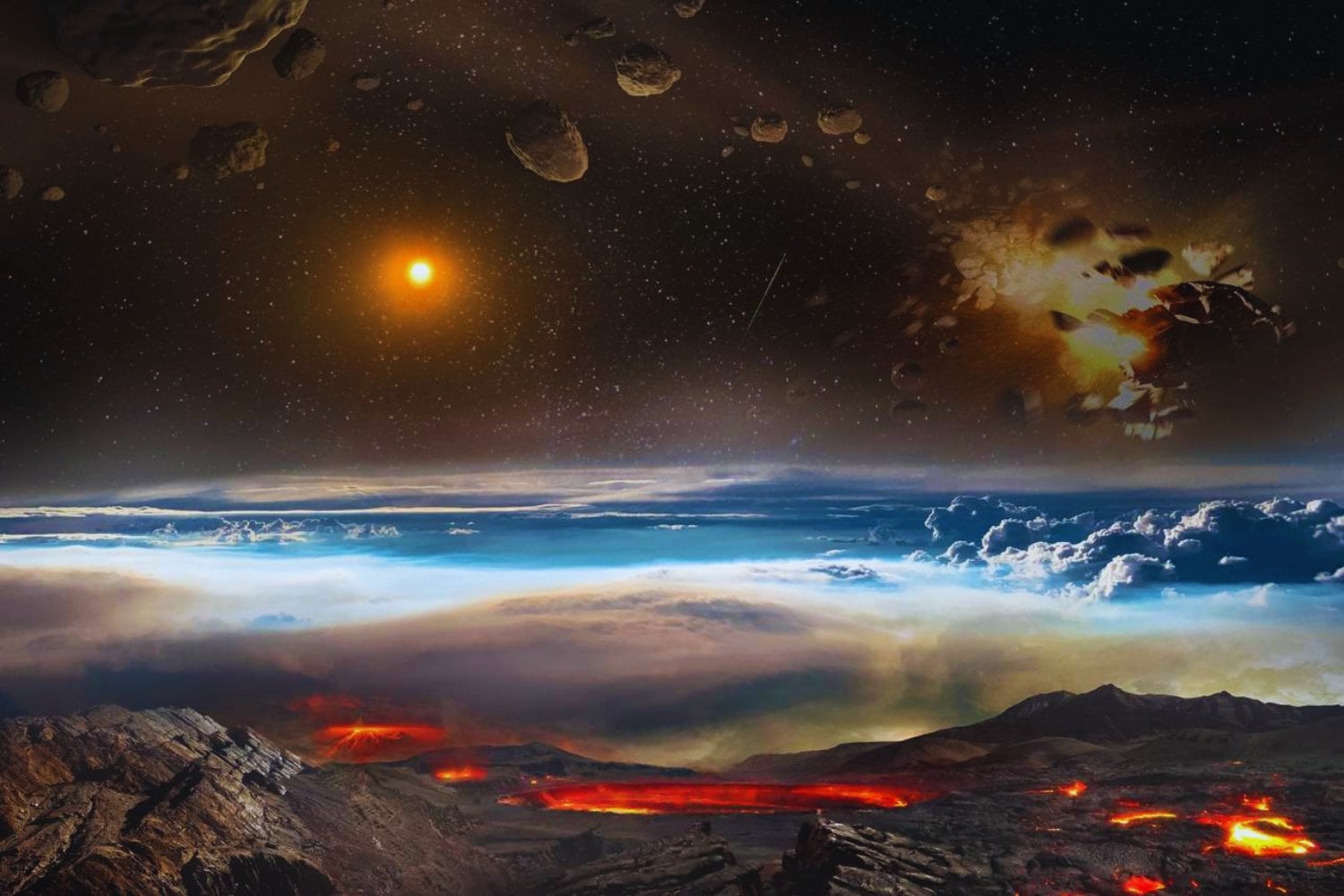 La Luna pudo hacer mucho más que mover las mareas: también habría agitado el corazón líquido de la Tierra primitiva. Un nuevo modelo apunta a un océano de magma oculto bajo el manto