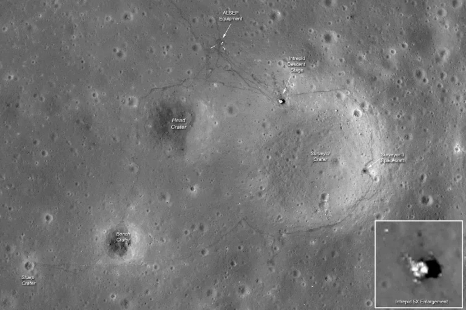 El mayor “cementerio” de naves del sistema solar no está flotando en órbita, sino sobre la Luna. Más de 70 objetos espaciales llevan décadas acumulándose en su superficie