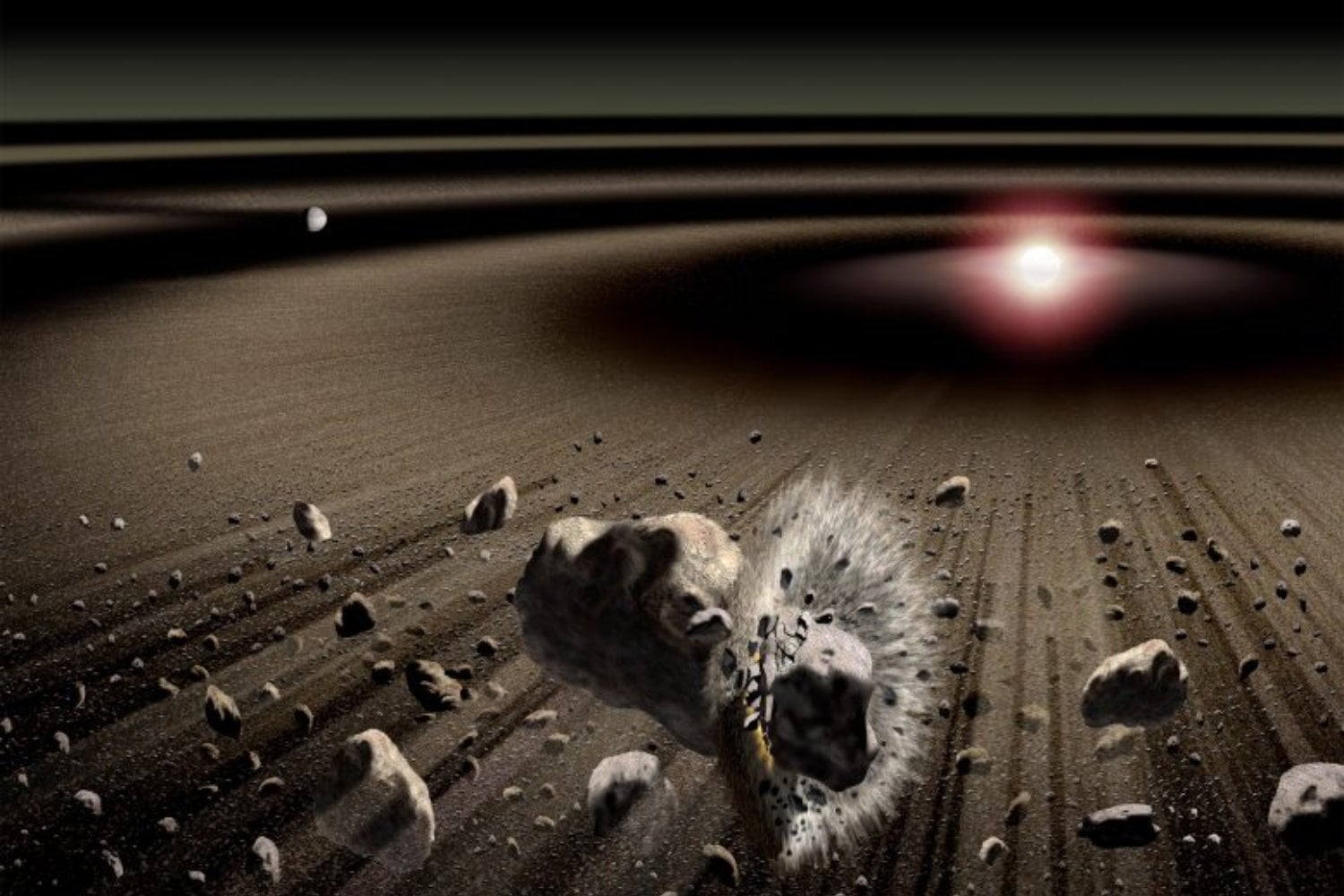 Una roca hallada en el Sahara acaba de revelar que el Sistema Solar pudo tener otro mundo del tamaño de la Luna. El meteorito NWA 12774 conserva la firma de un protoplaneta destruido hace 4.500 millones de años