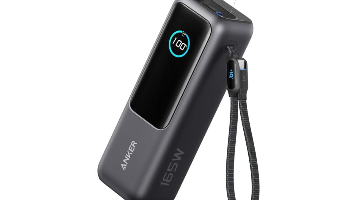 La batería externa Anker de 165W vuelve a su precio más bajo (25.000mAh y cables retráctiles integrados) en una liquidación final