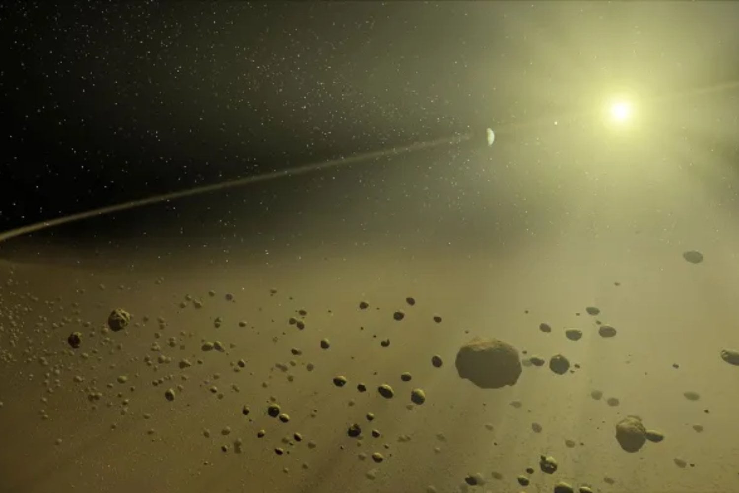 Durante años los científicos se preguntaron dónde se formaron los primeros bloques de construcción de los planetas. Un nuevo estudio apunta a una región situada más allá de Júpiter