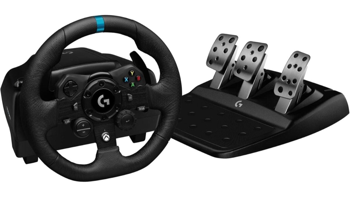 Para propietarios de Xbox o PlayStation, el volante y pedales Logitech G G923 reciben un descuento adicional hasta alcanzar un precio mínimo histórico tras dos días de Prime Day