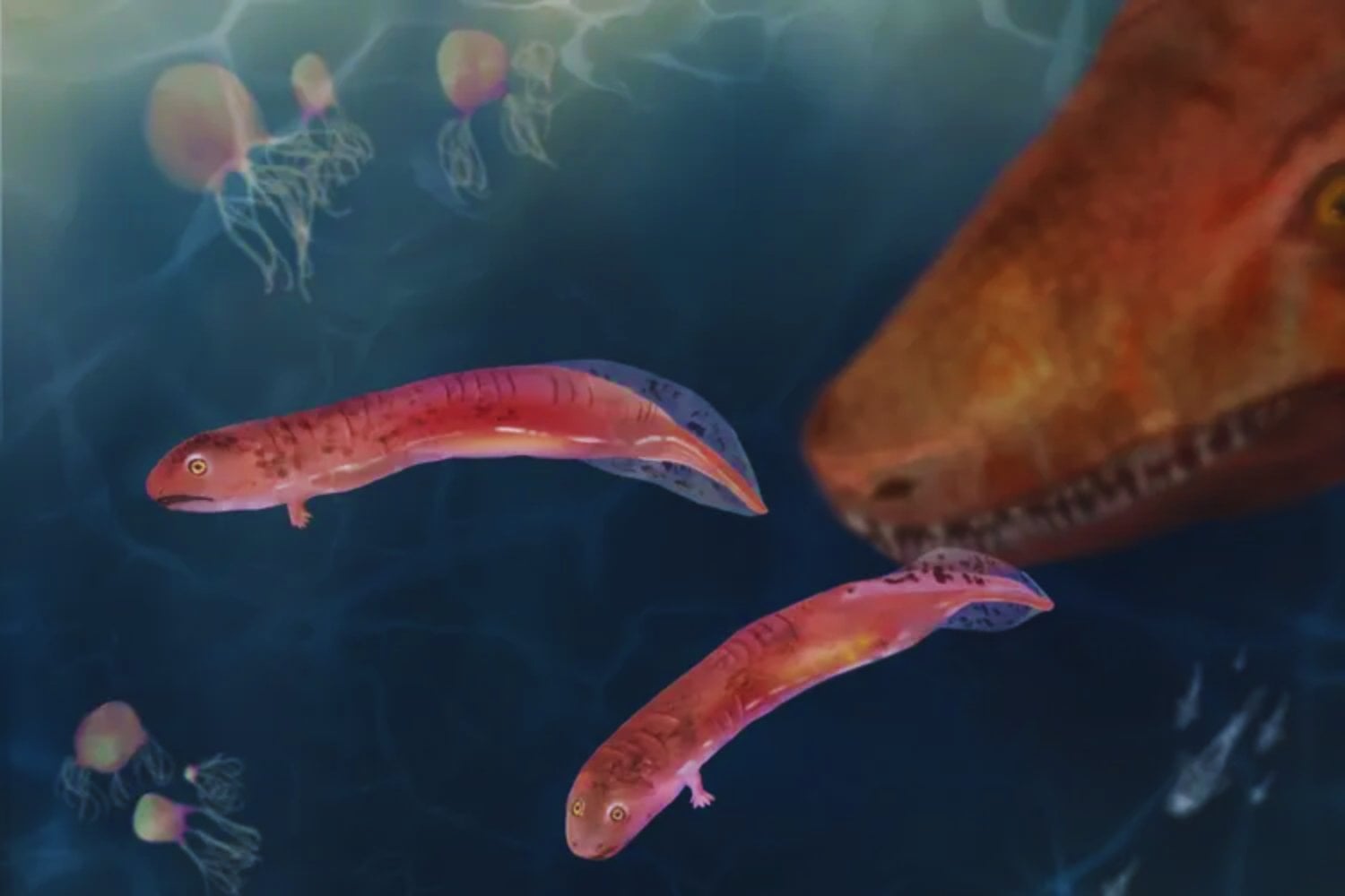 Los primeros vertebrados terrestres no crecían como renacuajos, y eso cambia una de las grandes historias de la evolución. Fósiles de crías parecidas a antiguos cocodrilos obligan a repensar cómo los animales conquistaron la tierra